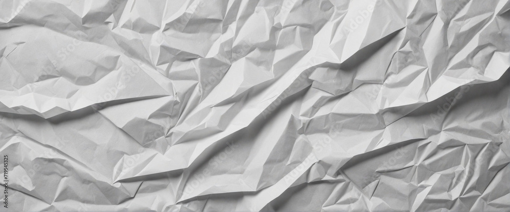 Crumpled White Paper Texture Overlay Crumpled White Paper Texture Overlay