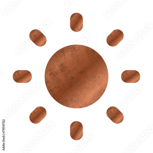 Copper Sun Icon