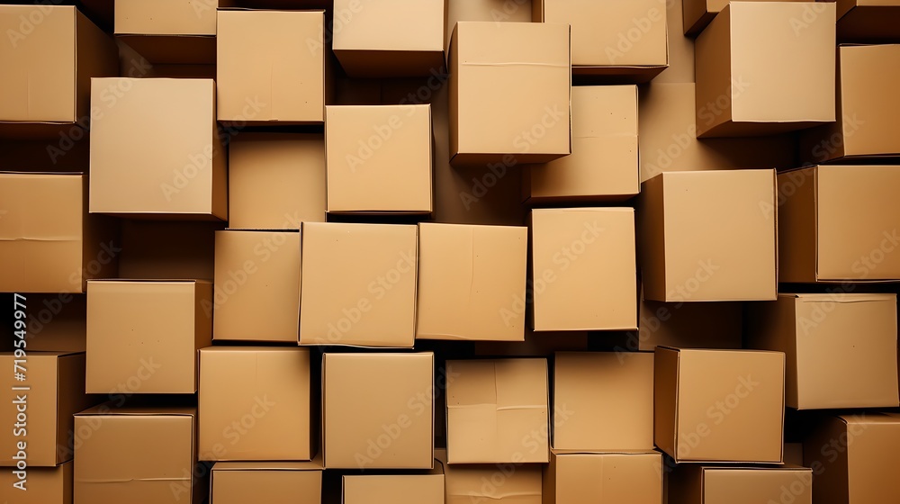 background wallpaper of several brown cartons background wallpaper of several brown cartons