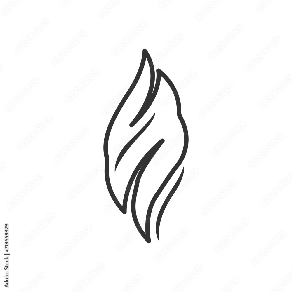 Obraz premium flame icon design vector template