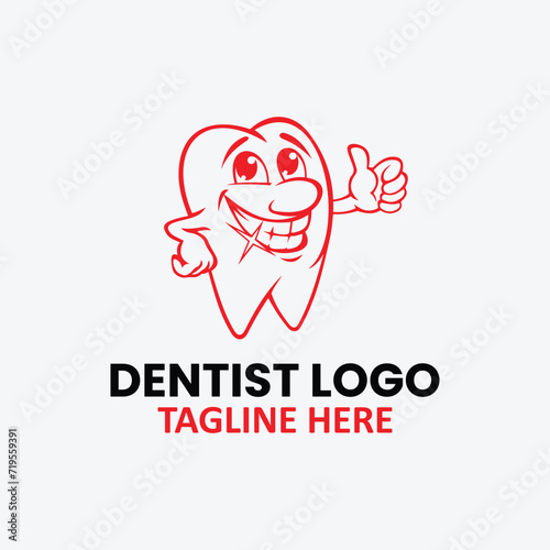 dental care logo design vector