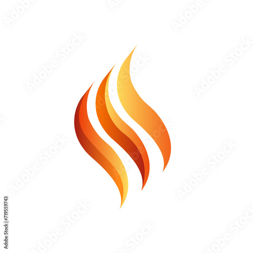 flame icon design vector template © supriadi