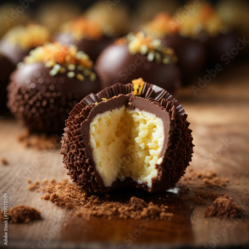 Chocolate Bliss Bombs: Bite-Sized Brigadeiro Truffles from Brazil photo