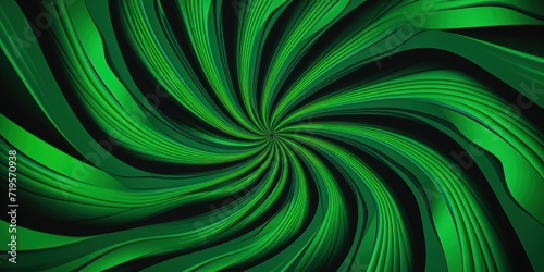 Emerald groovy psychedelic optical illusion