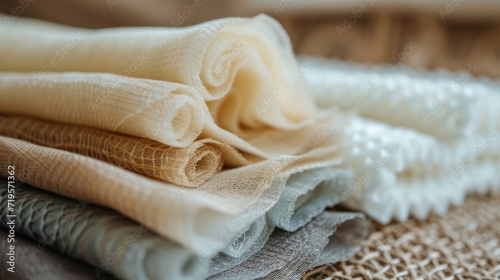 reusable materials like bamboo, hemp, and recycled plastic products, focus on texture and eco-friendly design