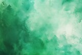 Emerald watercolor abstract painted background