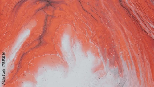 red paint on a wall