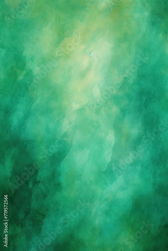 Emerald watercolor abstract painted background