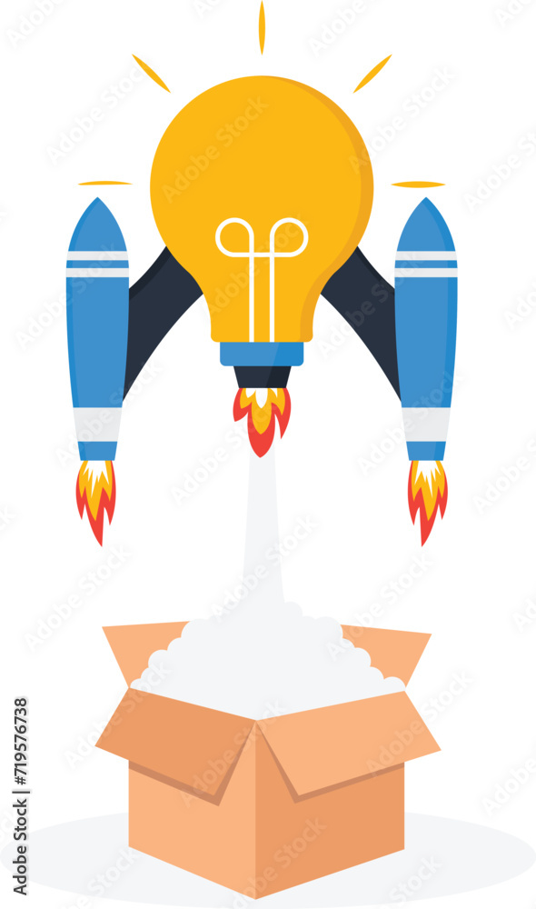 Boost creative ideas and imagination or innovation or technology to help success, invent new solution to win business competition concept,
Boost creative ideas and imagination or innovation or technology to help success, invent new solution to win business competition concept,