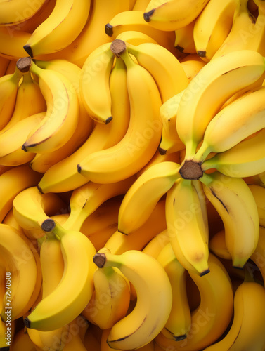 Freshly Picked Bananas Background - Fresh Fruit Art