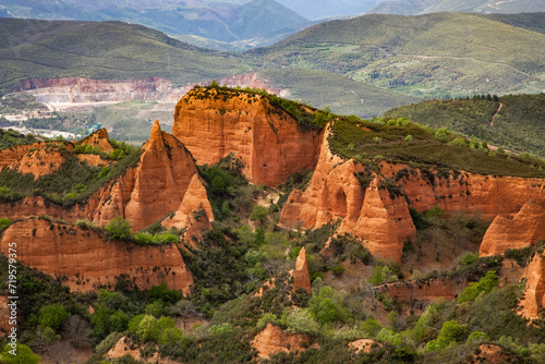 
Landscape of the ancient Roman gold mines Las Medulas