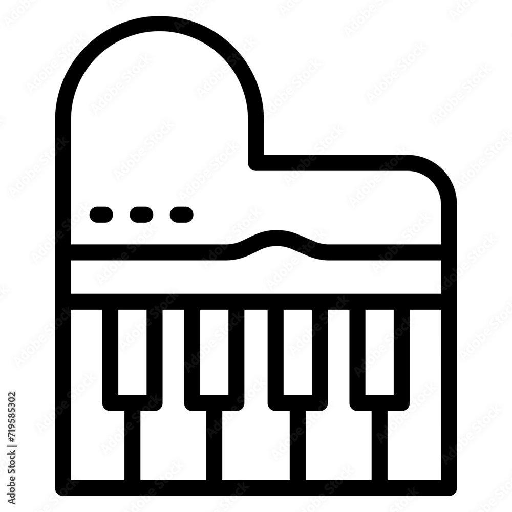 music line icon music line icon