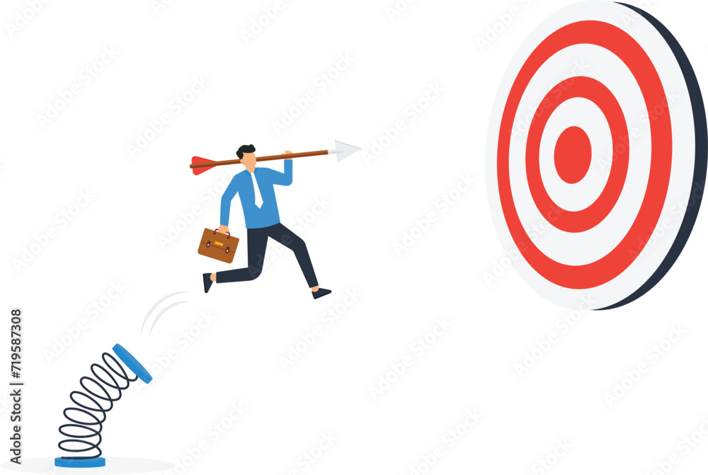 Progress to goal or reaching business target and motivation or challenge to achieve success, Career growth or improvement concept,
Progress to goal or reaching business target and motivation or challenge to achieve success, Career growth or improvement concept,