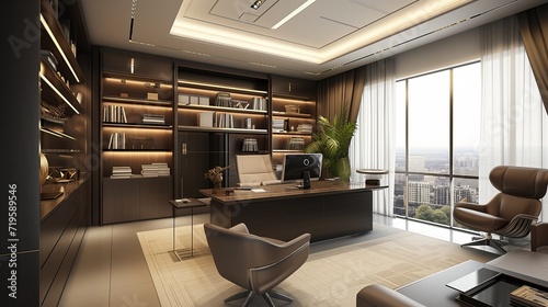 Modern decoreted office  with amazing look