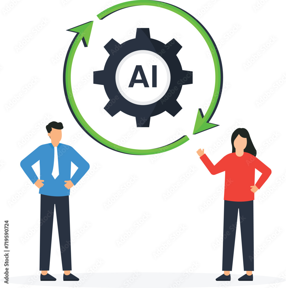 Automation or technology to help development process, Martech or marketing technology or industry or production factory or artificial intelligence concept,
Automation or technology to help development process, Martech or marketing technology or industry or production factory or artificial intelligence concept,