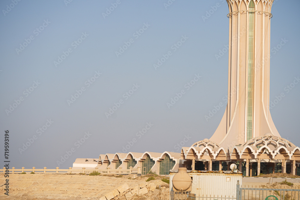 Al Khobar Corniche Morning view. City Khobar, Water Tower Saudi Arabia ...