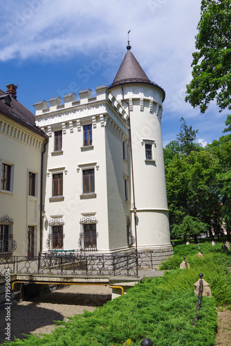 Károlyi castle in Carei, Romania. Built originally as a fortress around the 14th century, it was converted to a castle in 1794, undergoing further transformations during the 19th century photo