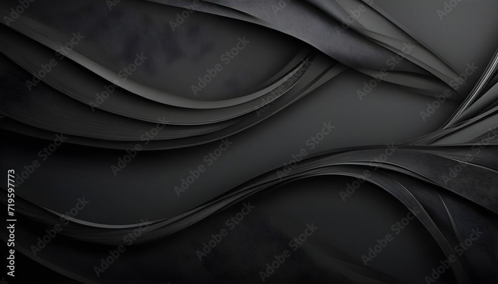 Fototapeta premium abstract elegant dark and light design for desktop background wallpaper, black, grey, deep theme