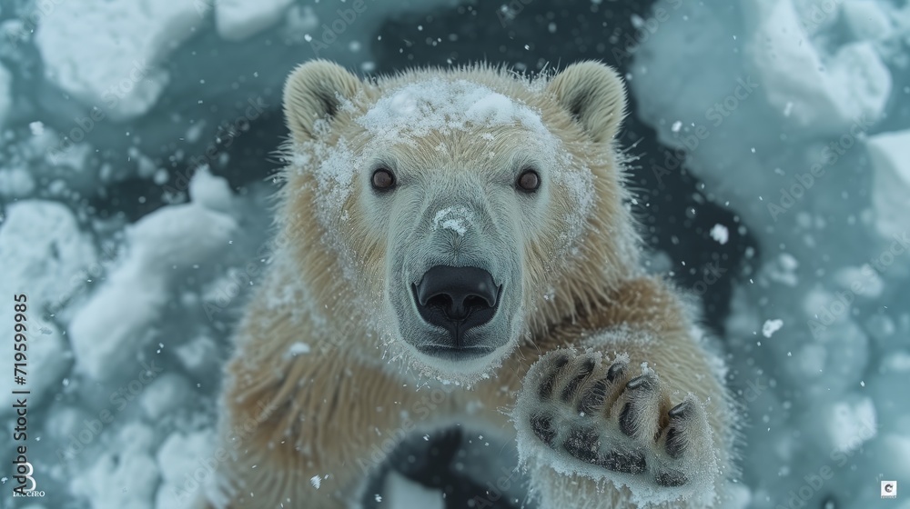 Fototapeta premium Polar Bear Prowess