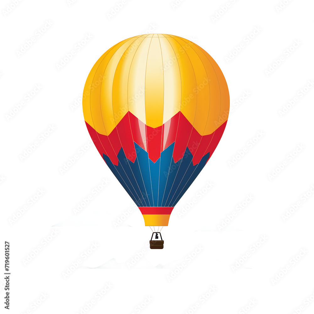 Fototapeta premium Skyward Journey: The Hot Air Balloon 
