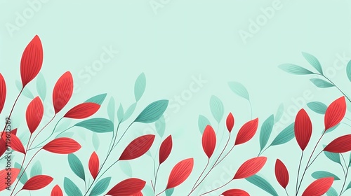 seamless background picture with leaf pattern, leaves, trees, tree branches