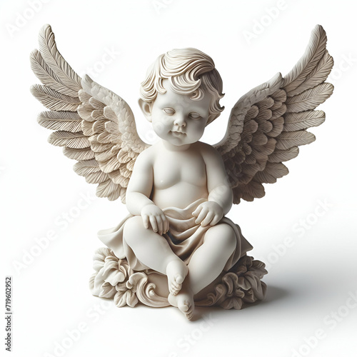 Angel isolated on white background
