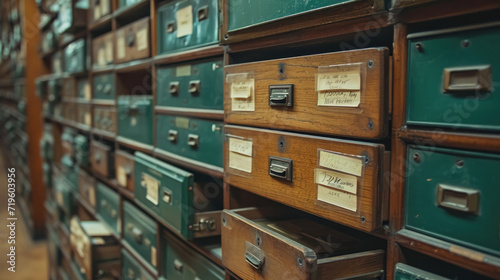 Vintage Archive Drawers