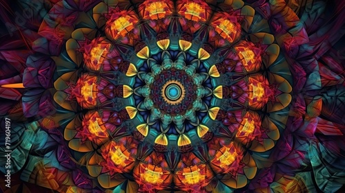 Fractal Beauty in Abstract Colors