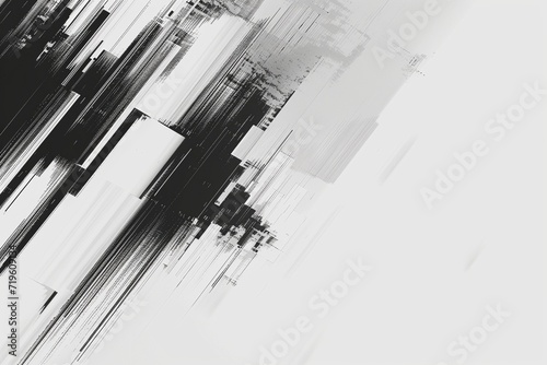 Contemporary White Glitch: Video effects designed with a contemporary flair, utilizing a white glitch effect with minimal black components for a stylish and up-to-date visual presentation
