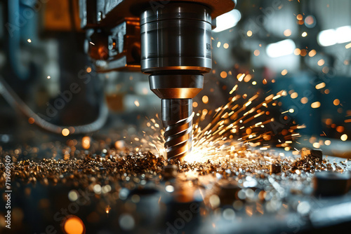 Precision Metalwork: The Fiery Dance of Automated Laser Cutter.