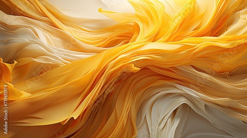 Vibrant and dynamic abstract background featuring swirls of orange and white liquid paint. Perfect for adding a splash of color to your design projects