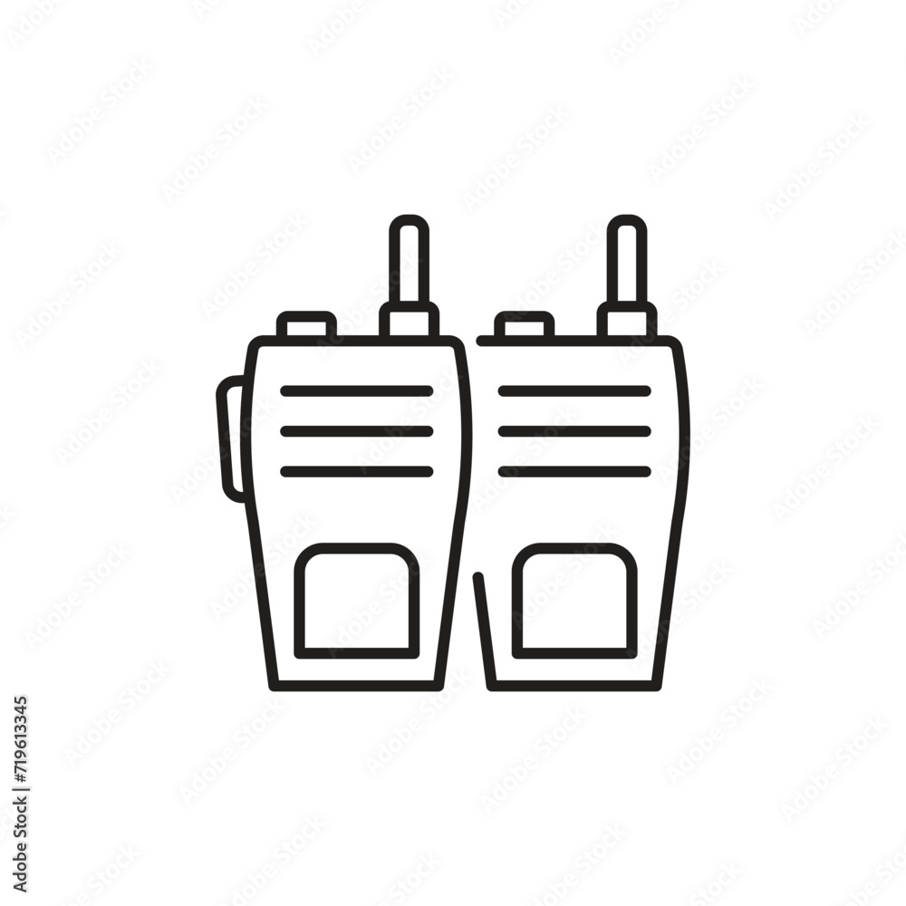 walkie talkie icon, design radio transceiver. vector illustration walkie talkie icon, design radio transceiver. vector illustration