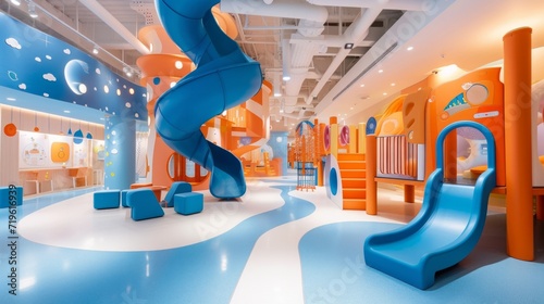 Modern design meets the imagination, creating an ideal space for children
