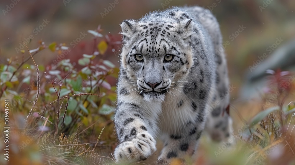 Obraz premium View of Snow Leopards