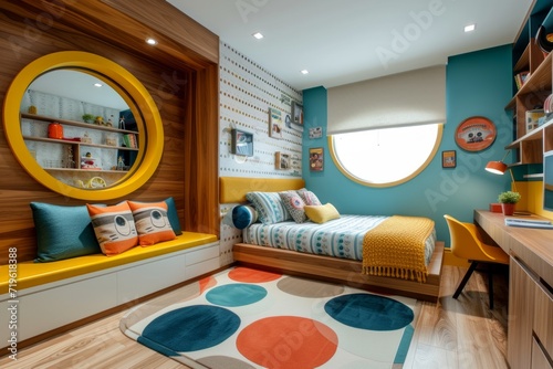 Youthful Elegance. Modern design harmoniously combined with childlike whimsy ...