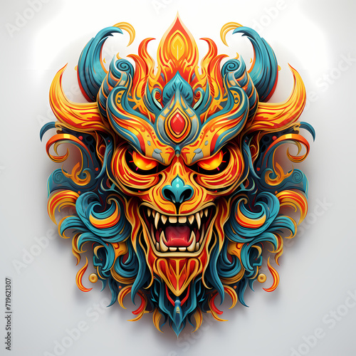 Decorative skull of Dead De...