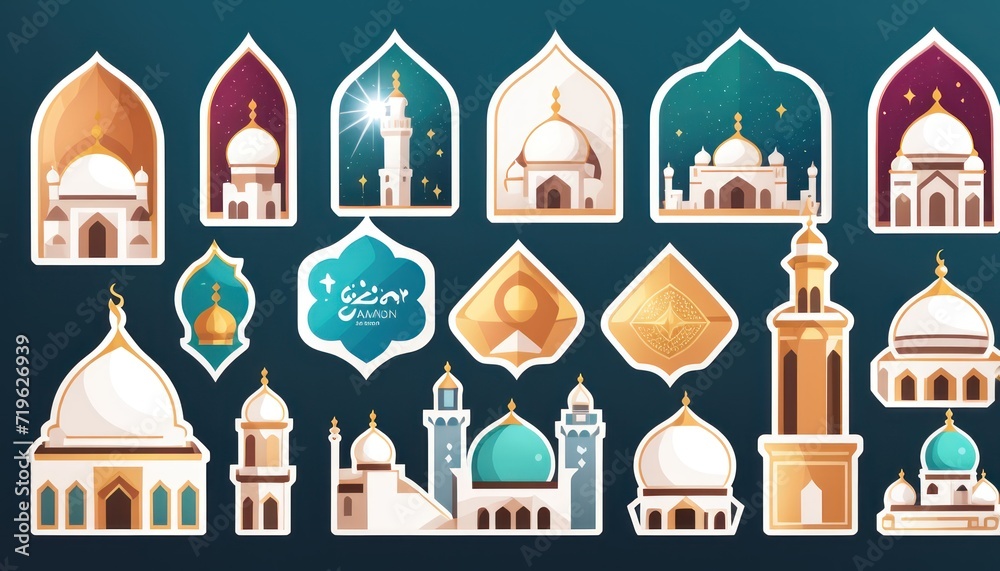 illustration of a set of icons mosque. icon set Ramadan or Ramadhan. icon set vector mosque. Ramadhan icons set promotion. benner. poster. Islamic. ikon masjid. 4k high quality. idea mosque Ramadan illustration of a set of icons mosque. icon set Ramadan or Ramadhan. icon set vector mosque. Ramadhan icons set promotion. benner. poster. Islamic. ikon masjid. 4k high quality. idea mosque Ramadan