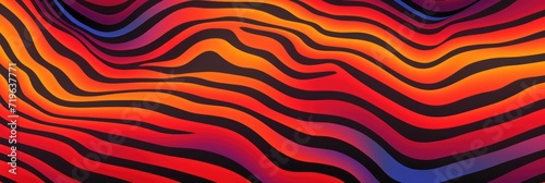 Onyx groovy psychedelic optical illusion background