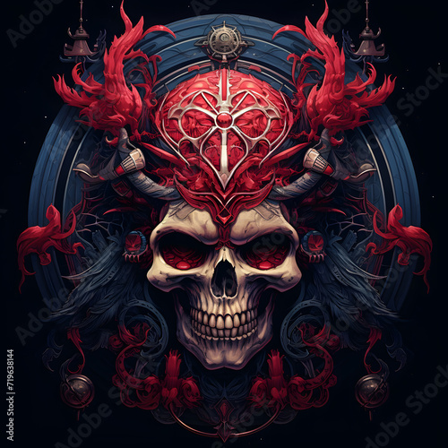 Decorative skull of Dead Re...