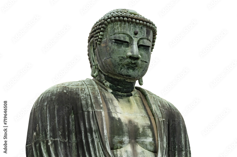 Great Buddha in Kamakura Japan, isolated