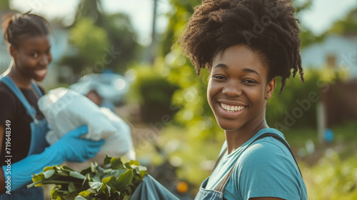 A community service project engaging volunteers in initiatives that support and uplift underserved Black communities, including food drives, neighborhood clean-ups, and educational photo