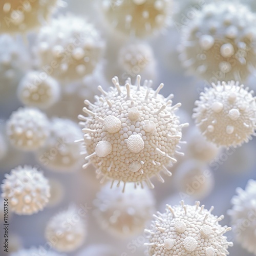 white spores © FryArt Studio