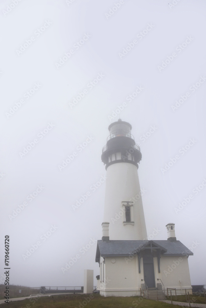 Fog Enshrouded Yaquina Lighthouse