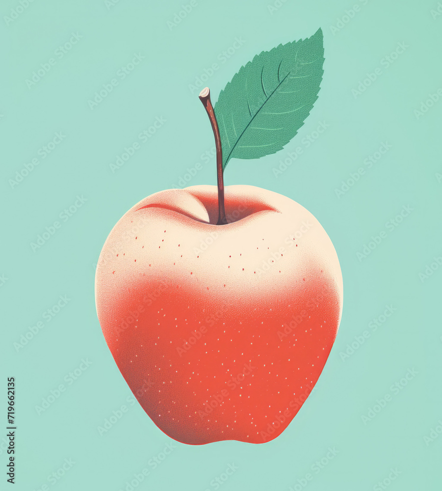 Obraz premium Concept illustration: The apple of life