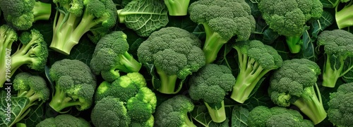 Vibrant Green Broccoli Bunch