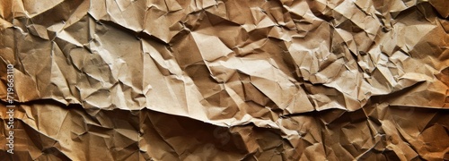Close-Up of Brown Paper Wall
