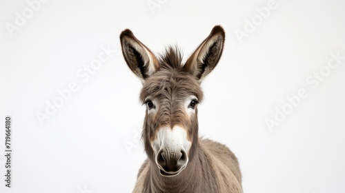 Donkey isolated a on white background © pvl0707