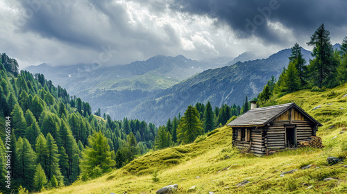 Rural Surroundings Village Castle Landscape in the Alps in Switzerland Austria Italy Bavaria Peace and Quiet Wallpaper Digital Art Magazine Background Poster