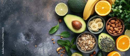 Progesterone boosting foods rich in vitamin and mineral Nutrients to increase progesterone naturally Best food sources for low progesterone and hormone balance Banana avocado citrus seeds nuts photo
