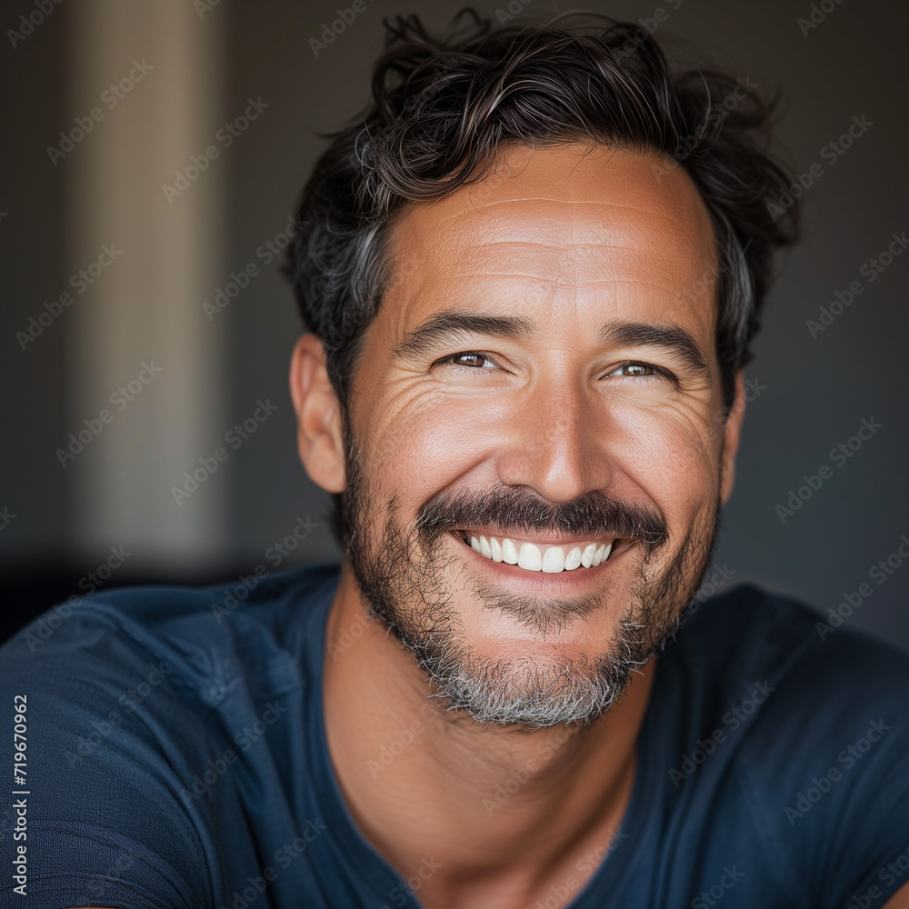 portrait of a man smiling